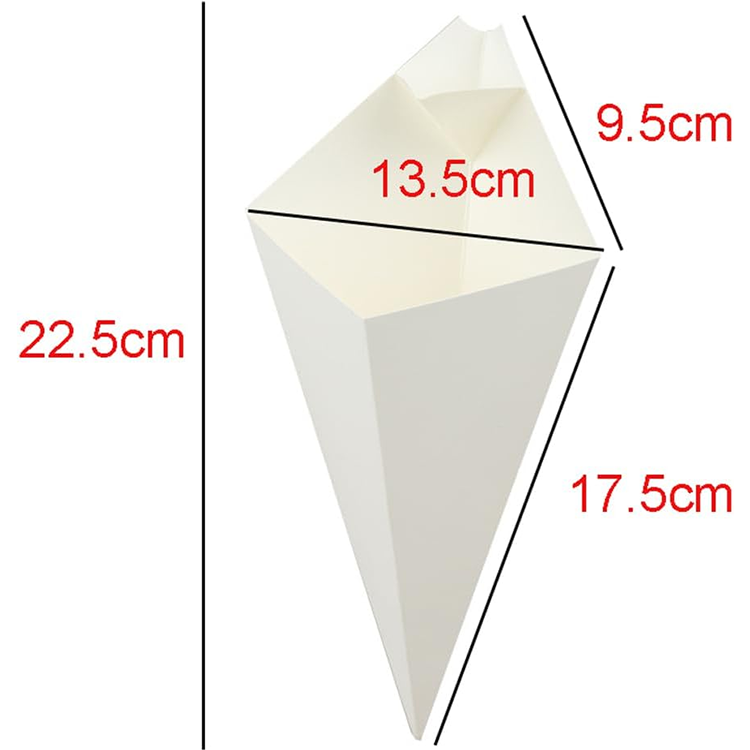  Disposable Kraft Paper Folders 